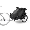 Przyczepka rowerowa dla dziecka, podwójna - Thule Chariot Sport 2 G3 - Black