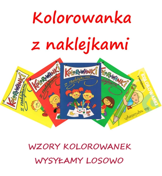 Alexander Kolorowanka z naklejkami Malowanka