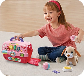 VTECH KUFEREK TRANSPORTEREK INTERAKTYWNY PIESEK PL