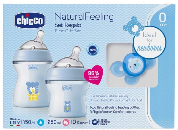 CHICCO Butelka antykolkowa 150ml 250ml smoczek