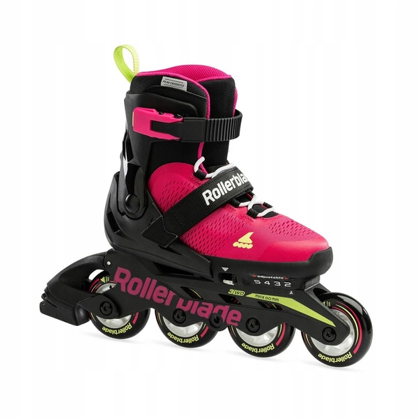 Rolki dziecięce Rollerblade Microblade ciemny róż 36.5-40.5 cm
