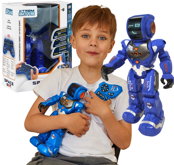 XTREM BOTS Interaktywny Robot Space Bot do nauki