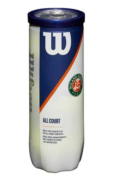 WILSON Roland Garros All Court PIŁKI DO TENISA 3szt