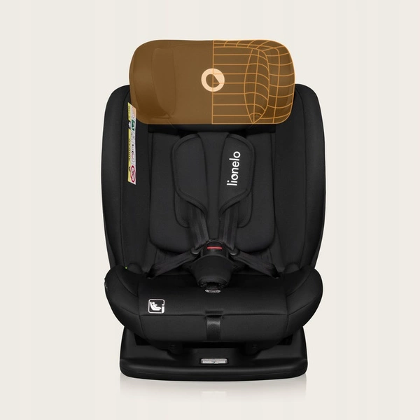 LIONELO IZZY fotelik samochodowy 40-150 cm PRZÓD TYŁ I-Size