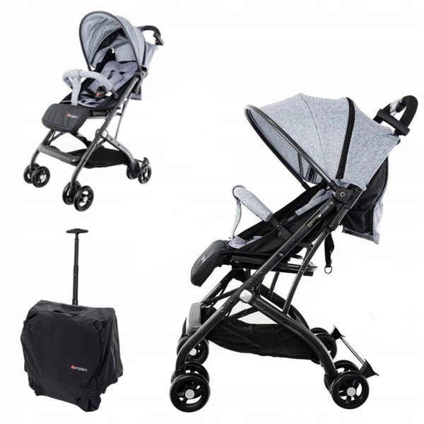 EUROBABY Compact Qzi lekki wózek spacerowy walizka