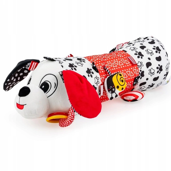 Balibazoo Zabawka edukacyjna przytulanka wałek piesek Pedro grzechotka