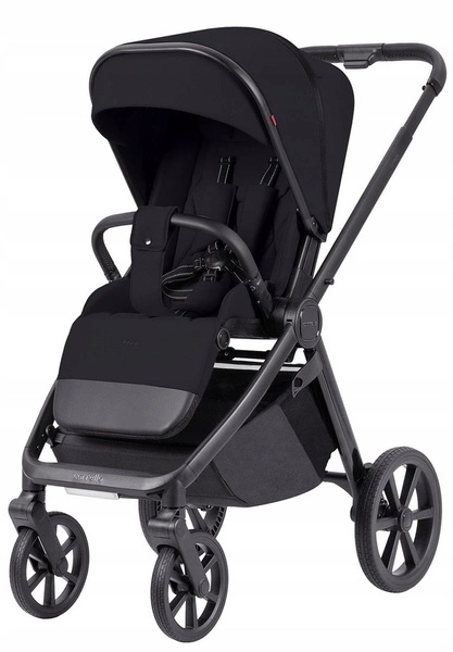 Carrello Omega Plus gondola spacerówka wózek zestaw 2w1 Cosmo Black