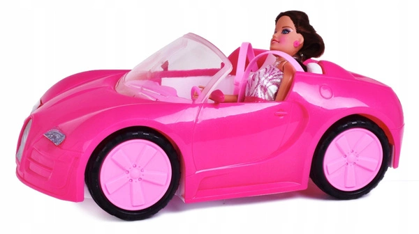 HH AUTO DLA LALKI MAŁA CELEBRYTKA W SAMOCHODZIE