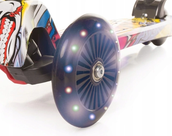 4BABY MINI SCOOTER hulajnoga trójkołowa balansowa LED 50kg