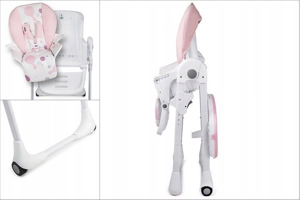 Kinderkraft YUMMY składane krzesełko do karmienia + tacka