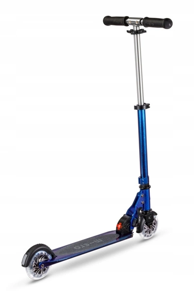 Hulajnoga Micro Sprite LED PEARL Blue Purple świecące koła perłowy lakier