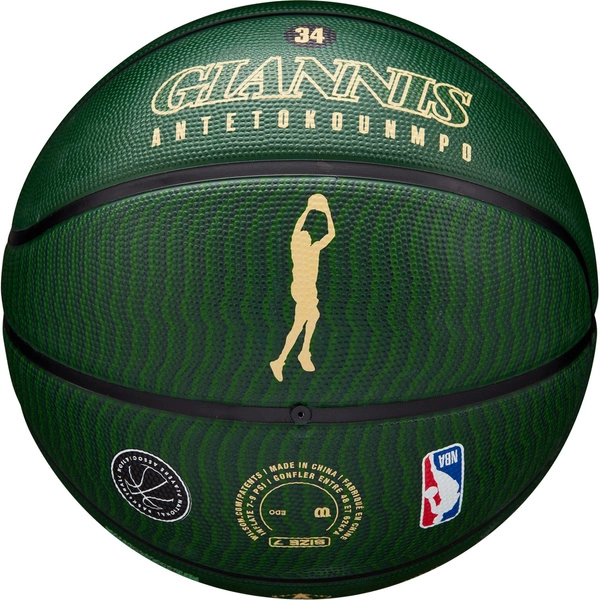 WILSON Player Icon Giannis Antetokounmpo Milwaukee Bucks 7 piłka do koszykówki