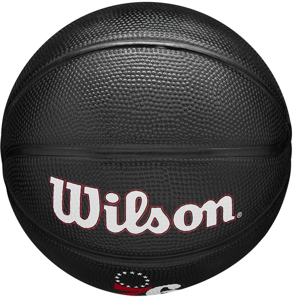 WILSON NBA Philadelphia 76ers Black 3 Mini Piłka do koszykówki