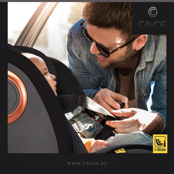 Cavoe Le Mans i-Size Obrotowy fotelik 0-36 IRON