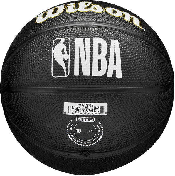 WILSON Los Angeles Lakers Black 3 Mini Piłka do koszykówki