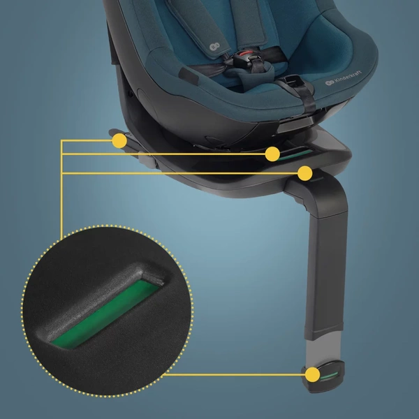 KINDERKRAFT I-Guard Fotelik samochodowy obrotowy