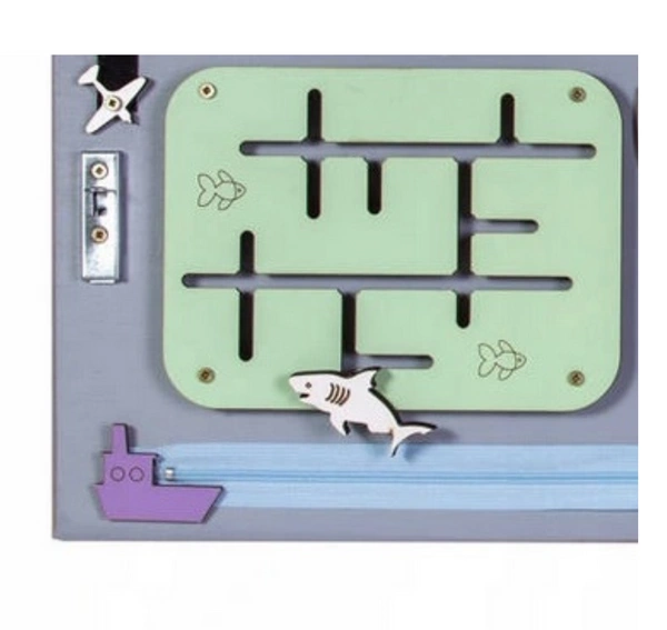 Drewniana Tablica Manipulacyjna edukacyjna XXL