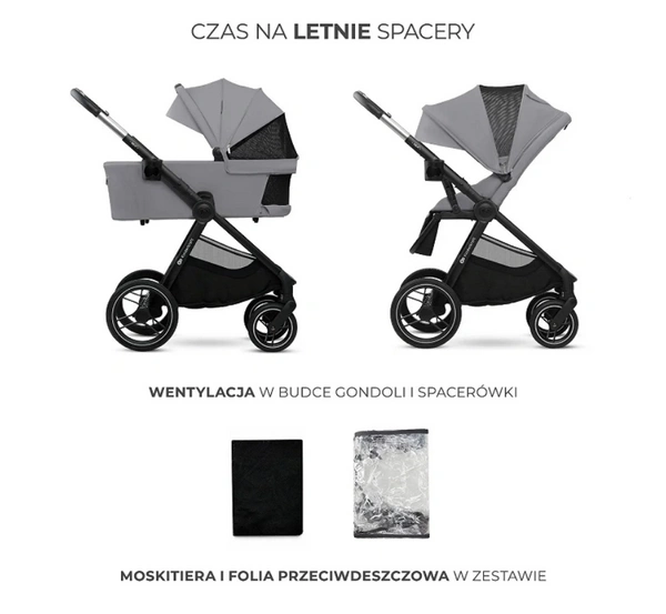 Kinderkraft NEA 2 Wózek dziecięcy wielofunkcyjny 2w1