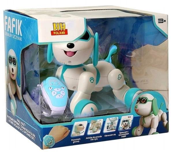 HH POLAND piesek Fafik interaktywny robot mówi śpiewa