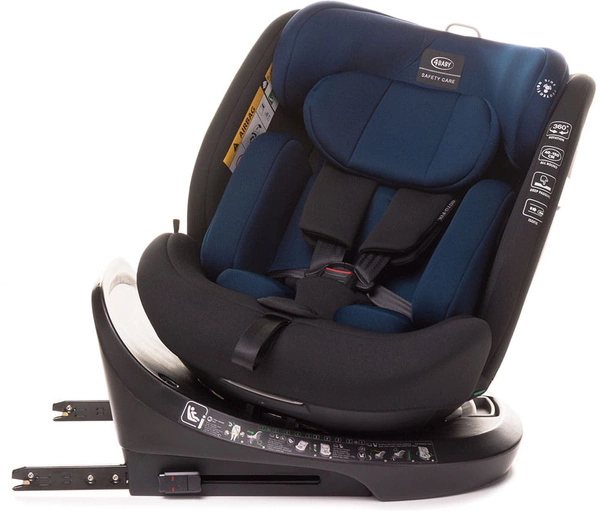 4BABY ROTO-FIX fotelik samochodowy obrotowy 40-150 cm ISOFIX I-SIZE 0-36 kg