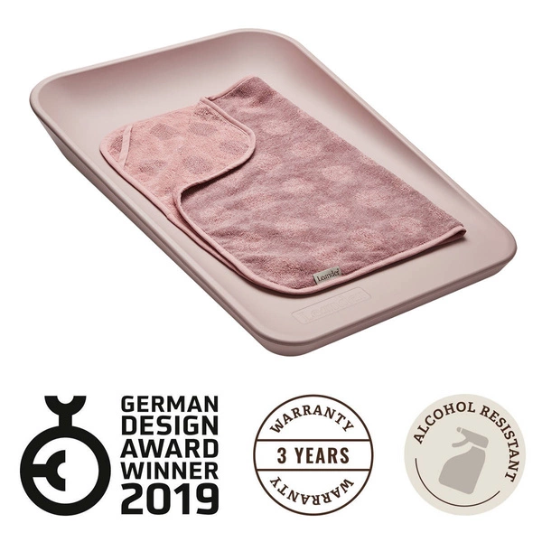 LEANDER - mata do przewijania MATTY™, Wood rose