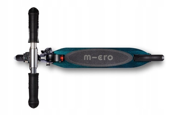 Hulajnoga Micro Sprite LED PEARL Green Purple świecące koła perłowy lakier