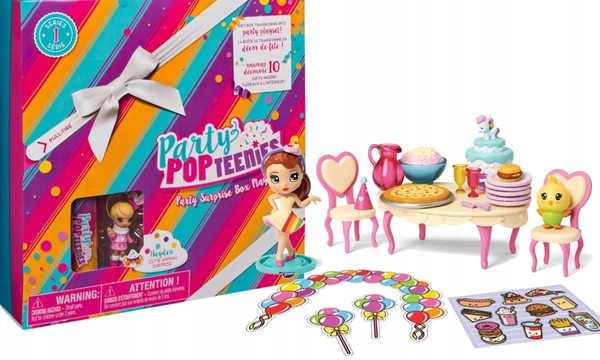 Spin Party PopTeenies przyjęcie niespodzianka
