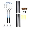 NILS zestaw do badmintona 2 rakiety 3 lotki siatka pokrowiec