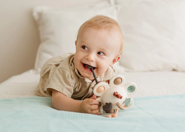 TULIFUN Zabawka sensoryczna ziemia kolorowe linki popit 10m+