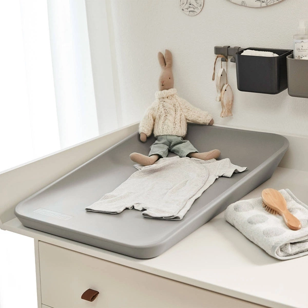 LEANDER - mata do przewijania MATTY™, pearl grey