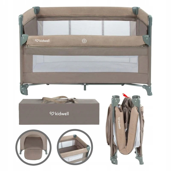 KIDWELL BLISSY LIFT łóżeczko turystyczne składane kojec materacyk