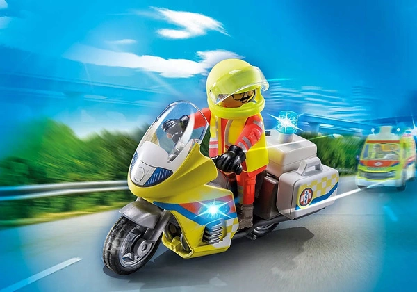 Playmobil zestaw z figurką motor ratunkowy 71205