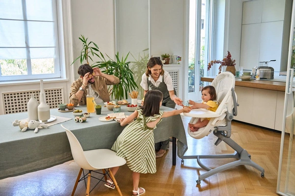 BABY HUG PRO 5w1 leżaczek kołyska łóżeczko krzesełko do karmienia