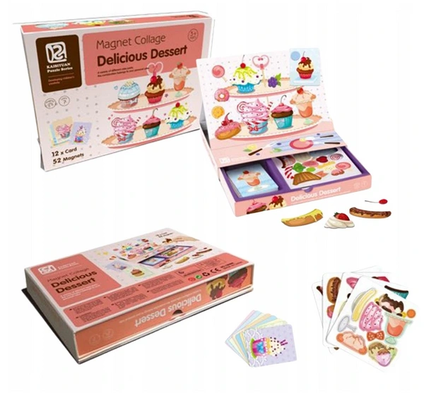 Artyk POMYSŁOWA UKŁADANKA Magnetyczna BABECZKI