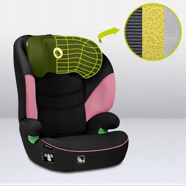 LIONELO LARS Fotelik Samochodowy I-SIZE 100-150 cm