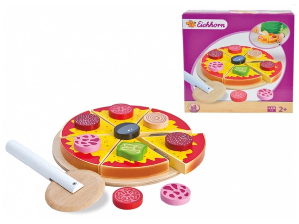 EICHORN Drewniana Pizza do Krojenia Dodatki 3730