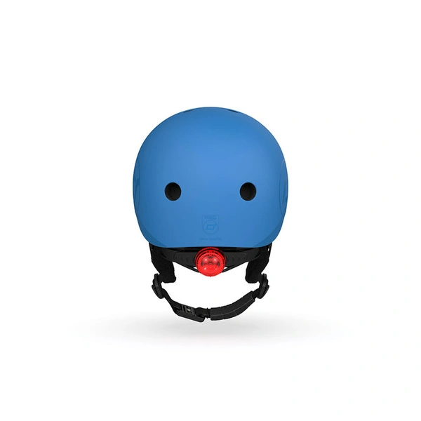 SCOOT AND RIDE kask narciarski S-M dla dzieci regulacja dziecięcy LED Ocean