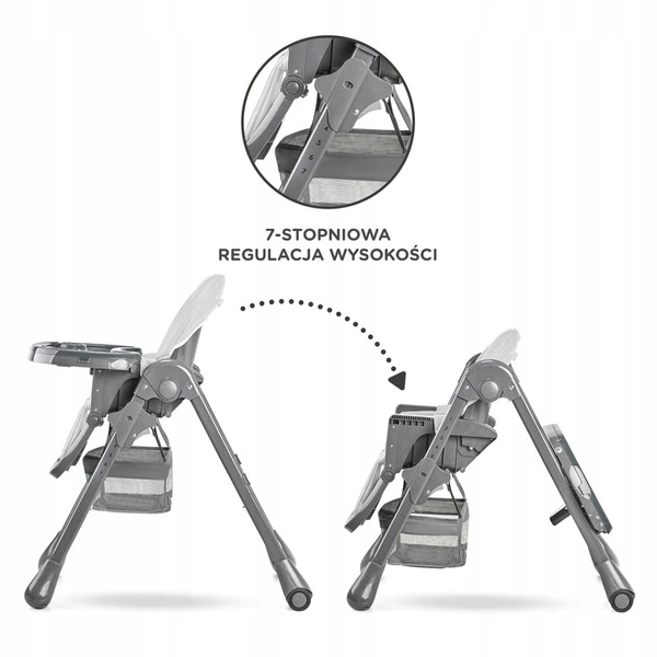 Kinderkraft Tastee składane krzesełko do karmienia