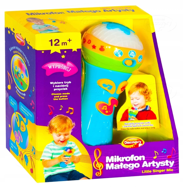 DUMEL Interaktywny Mikrofon Małego Artysty Dźwięki