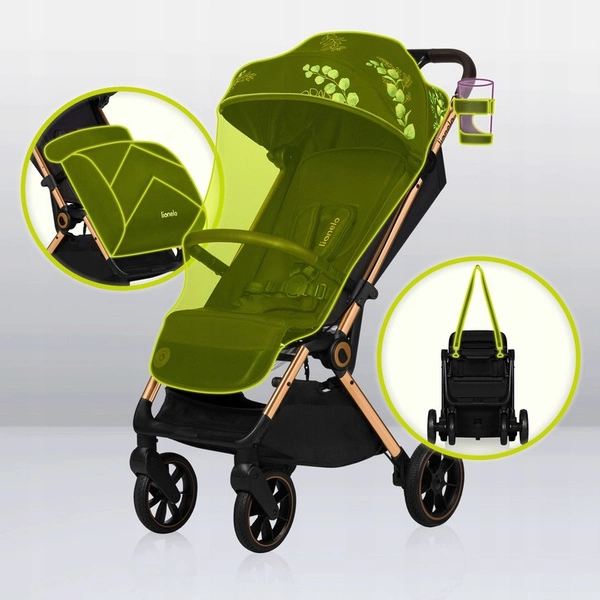 Lionelo Cloe Wózek spacerowy + AKCESORIA do 22kg