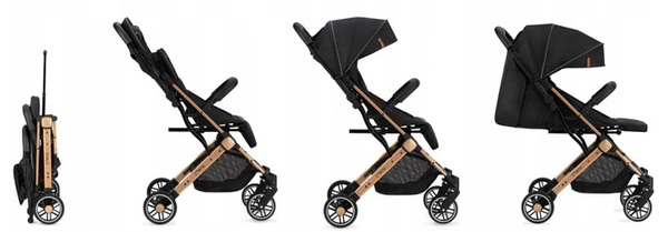 MoMi ESTELLE wózek spacerowy spacerówka lekki mały walizka