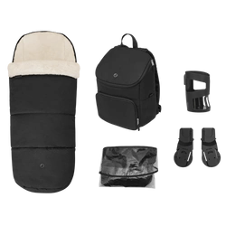Maxi Cosi Oxford Zestaw Akcesoriów do Wózka śpiworek adaptery Twillic BLACK