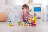 TREFL drewniane klocki 50 elementów w wiaderku + sorter