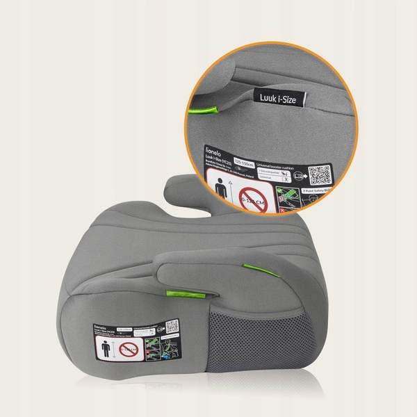 Fotelik samochodowy siedzisko 120-150cm podstawka booster Lionelo Luuk i-Size