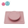 EZPZ Silikonowa miseczka z podkładką 2w1 Mini Bowl + pokrywka GRATIS pastelowy róż
