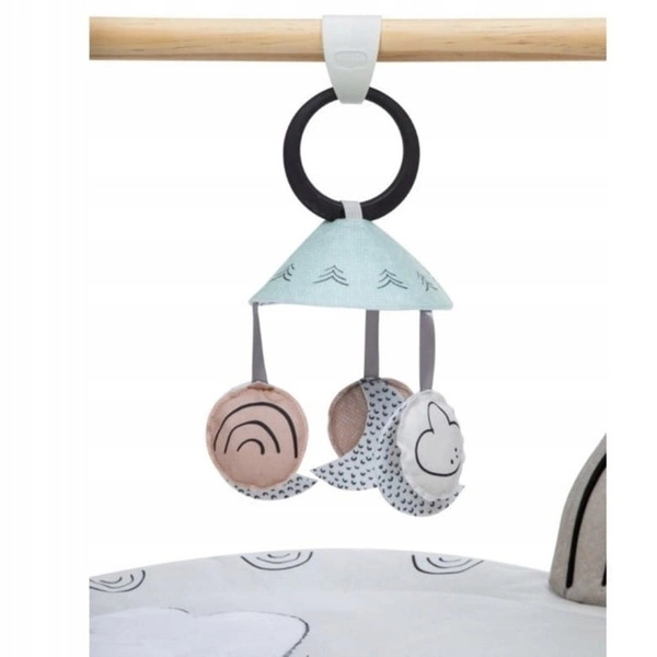 TINY LOVE gimnastyka mata edukacyjna drewniany stojak zabawa