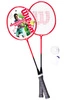 WILSON Badminton Zestaw dla 2 osób: 2 Rakietki + 2 lotki + pokrowiec