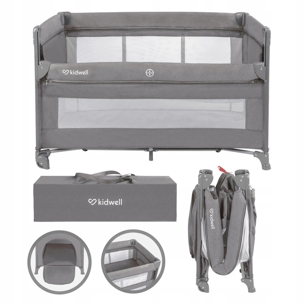 KIDWELL BLISSY LIFT łóżeczko turystyczne składane kojec materacyk
