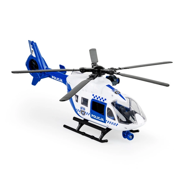 DUMEL HELIKOPTER policyjny śmigłowiec światła dźwięk interaktywny