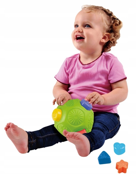 DUMEL PIŁKA SENSORYCZNA DO MASAŻU SORTER KSZTAŁTÓW